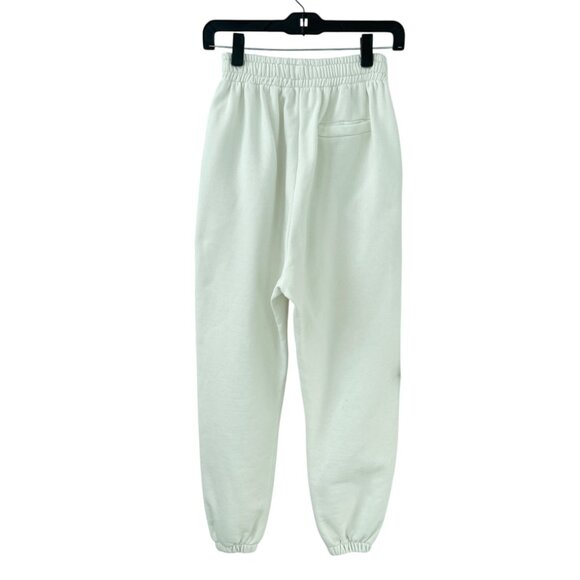 The Frankie Shop Vanessa Cotton Jersey Sweatpants in Off-White - Picture 3 of 10